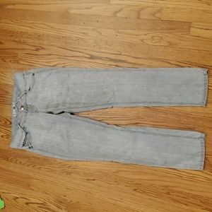 Gray stretch jeans, size 7